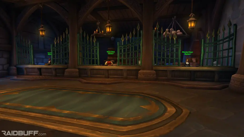 A screenshot of the bankers in Boralus