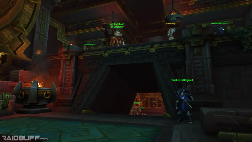 An image of the bank entrance in Dazar'alor