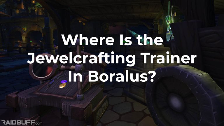 Where Is the Jewelcrafting Trainer In Boralus?