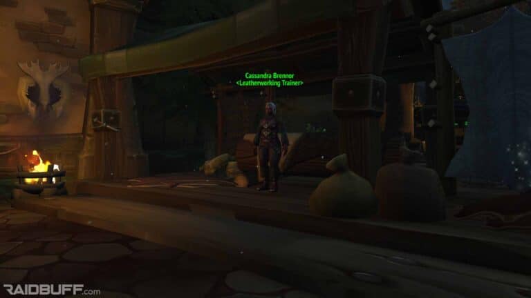 Where is the Leatherworking Trainer in Boralus?