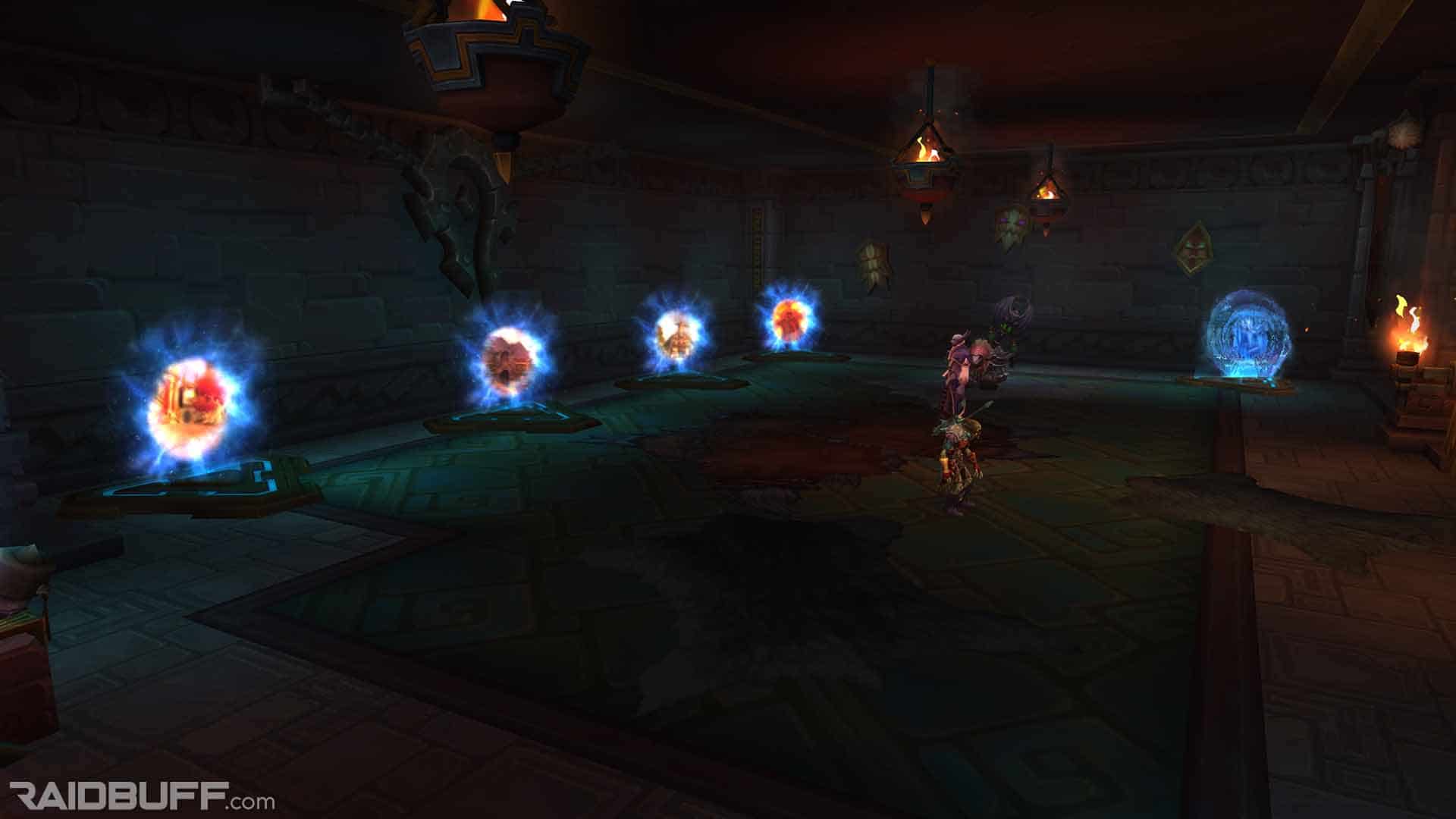 The Portals in the Dazar'alor Portal Room, the Hall of Ancient Paths, in the Great Seal