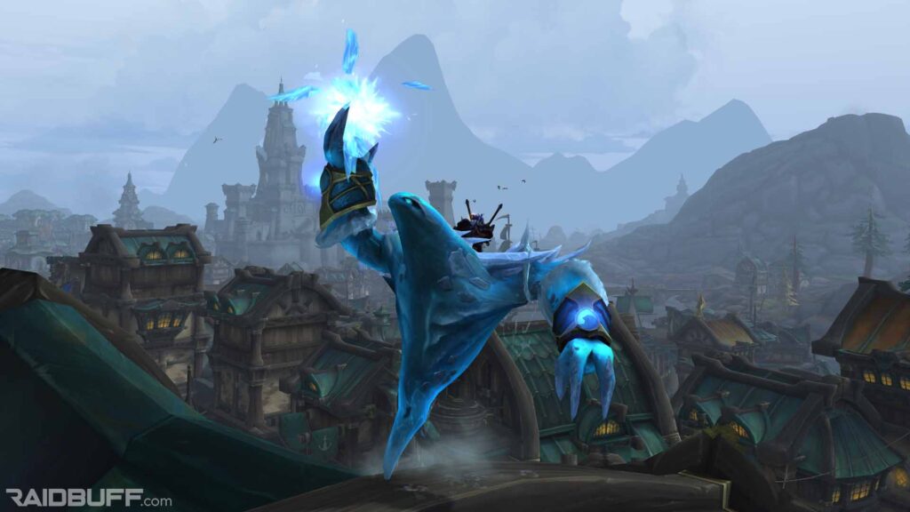 Glacial Tidestorm Mount, which drops off of Jaina in Mythic Battle for Dazzar'alor